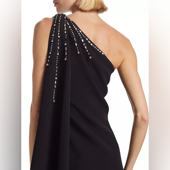 Sachin & Babi Leslie One-Shoulder Gown NWT in Black - Picture 4 of 8